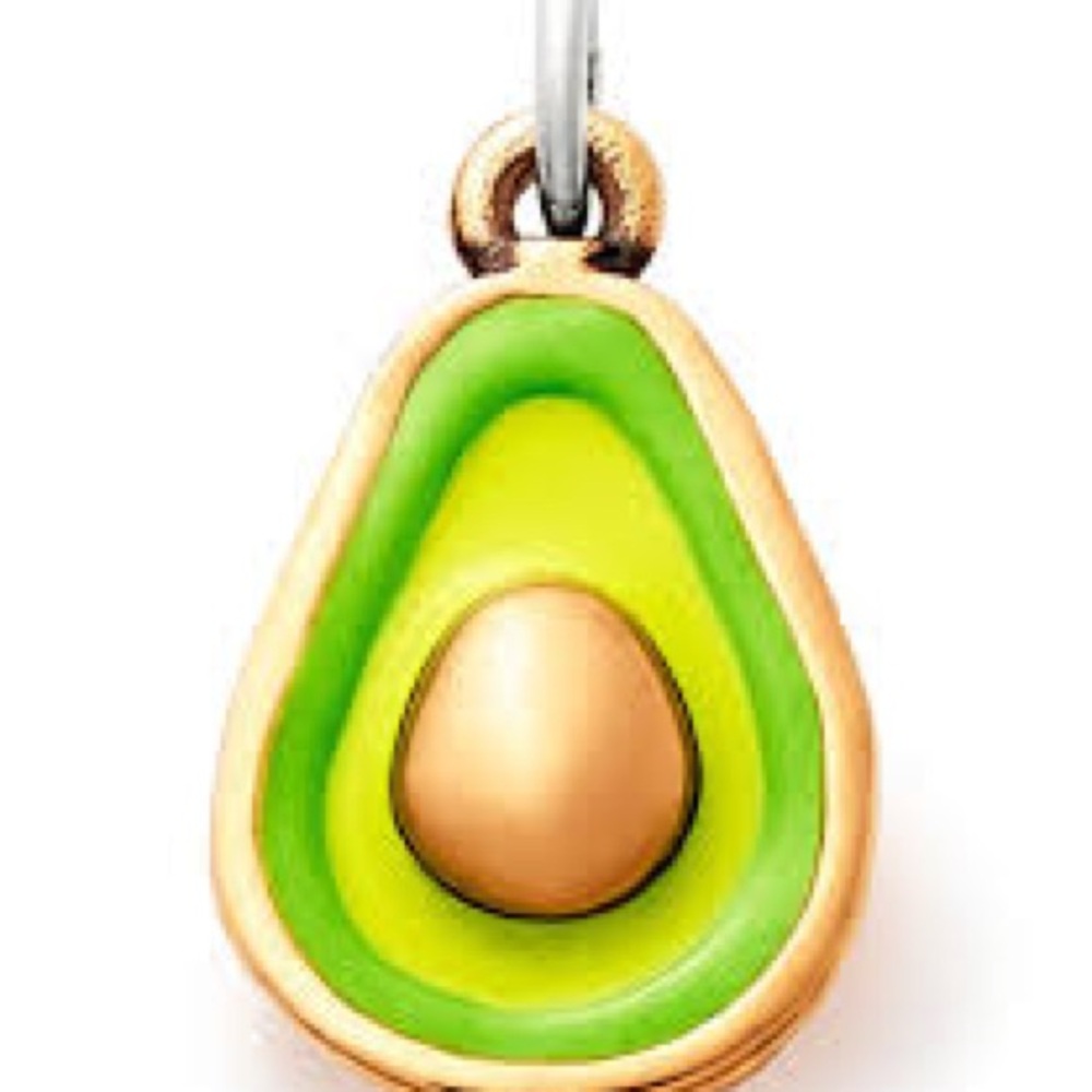 James Avery Gold and Green Avocado Bracelet